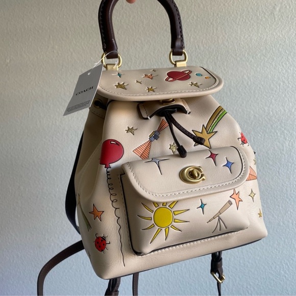 EUC Coach X Observed By Us Riya Backpack 21 In Colorblock - Picture 3 of 8
